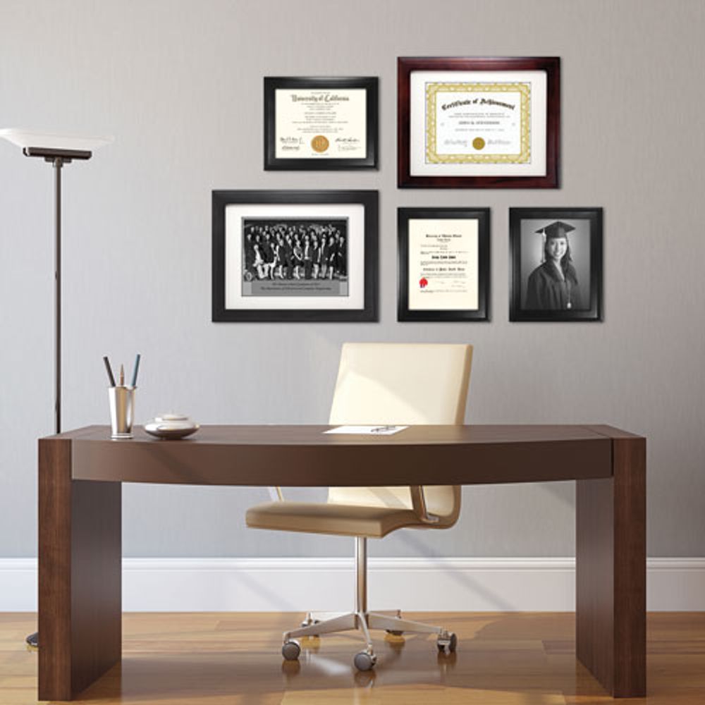 Kiera Grace Oxford 11" x 14" Document Frames - 8 Pack - Black