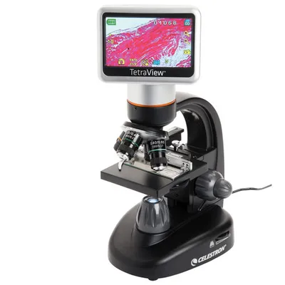 Celestron TetraView 4-400x Touchscreen LCD Digital Microscope