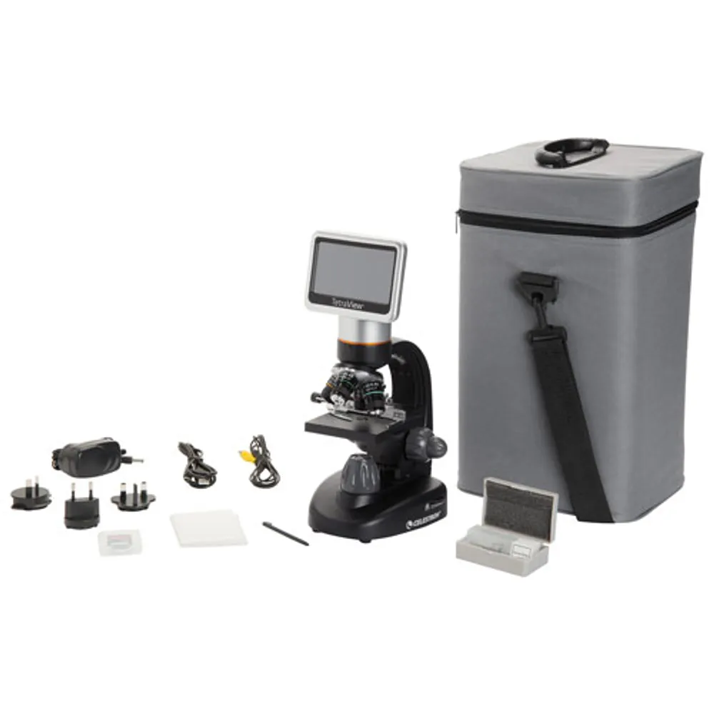 Celestron TetraView 4-400x Touchscreen LCD Digital Microscope