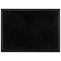 Whirlpool 30" 6.4 Cu. Ft. True Convection Electric Range (YWFE745H0FS) - Black-on-Stainless