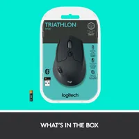 Souris optique sans fil M720 Triathlon de Logitech - Noir