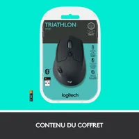 Logitech M720 Triathlon Wireless Optical Mouse - Black