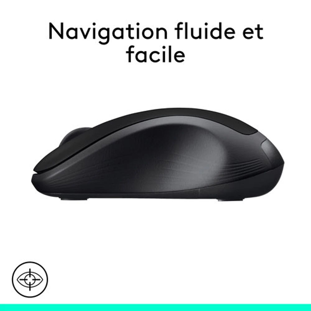 Souris optique sans fil M310 de Logitech - Noir