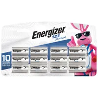 Pile de 3 V au lithium 123 d'Energizer - Paquet de 12