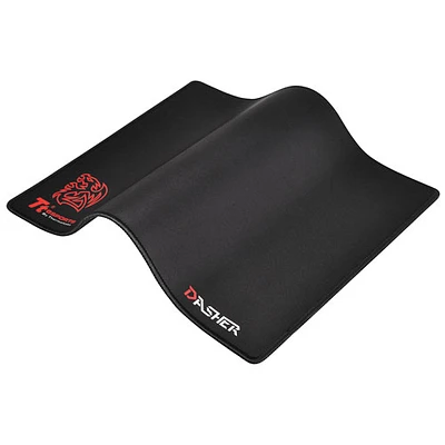 Tapis de souris de jeu Dasher Medium de Tt eSports (MP-DSH-BLKSMS-04)