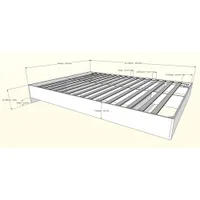 Contemporary Platform Bed Frame - Queen