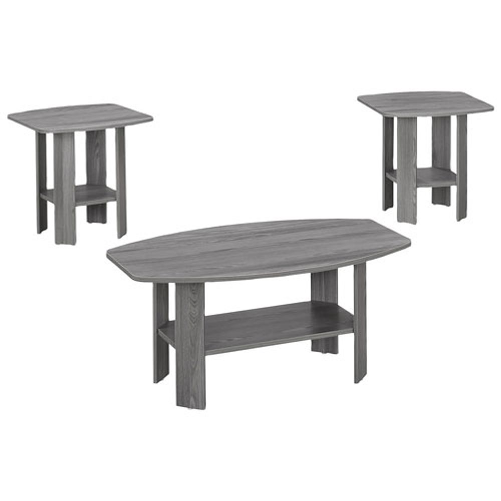 Contemporary 3-Piece Table Set