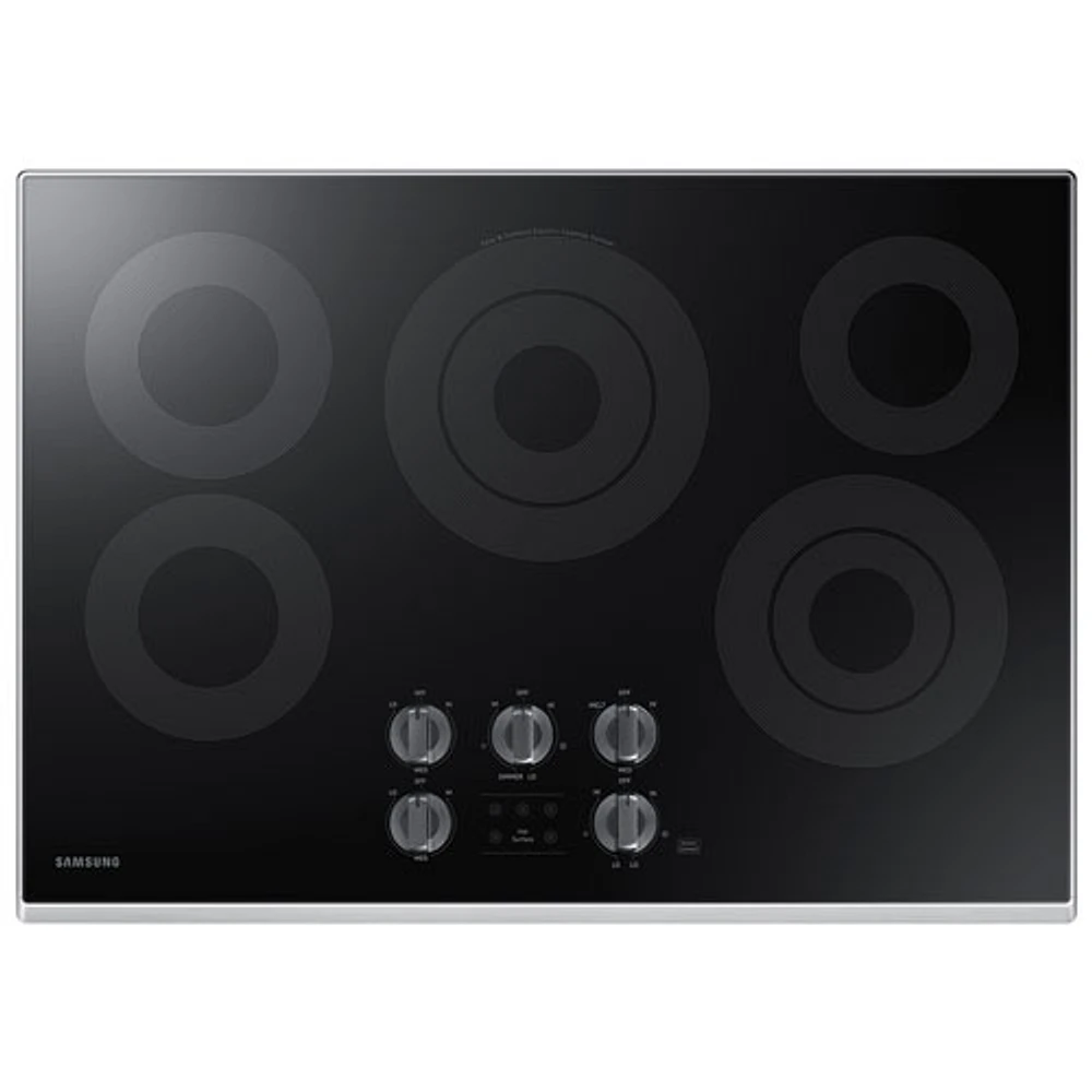 Samsung 30" 5-Element Electric Cooktop (NZ30K6330RS/AA) - Stainless Steel