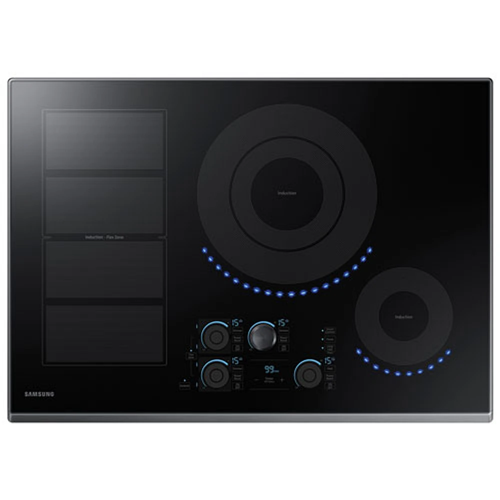 Samsung 30" 3-Element Induction Cooktop (NZ30K7880UG/AA) - Black Stainless Steel