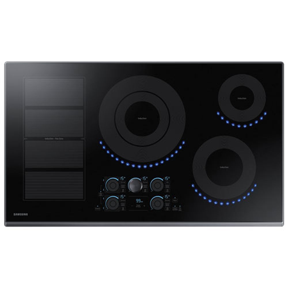 Samsung 36" 4-Element Induction Cooktop (NZ36K7880UG/AA) - Black Stainless Steel