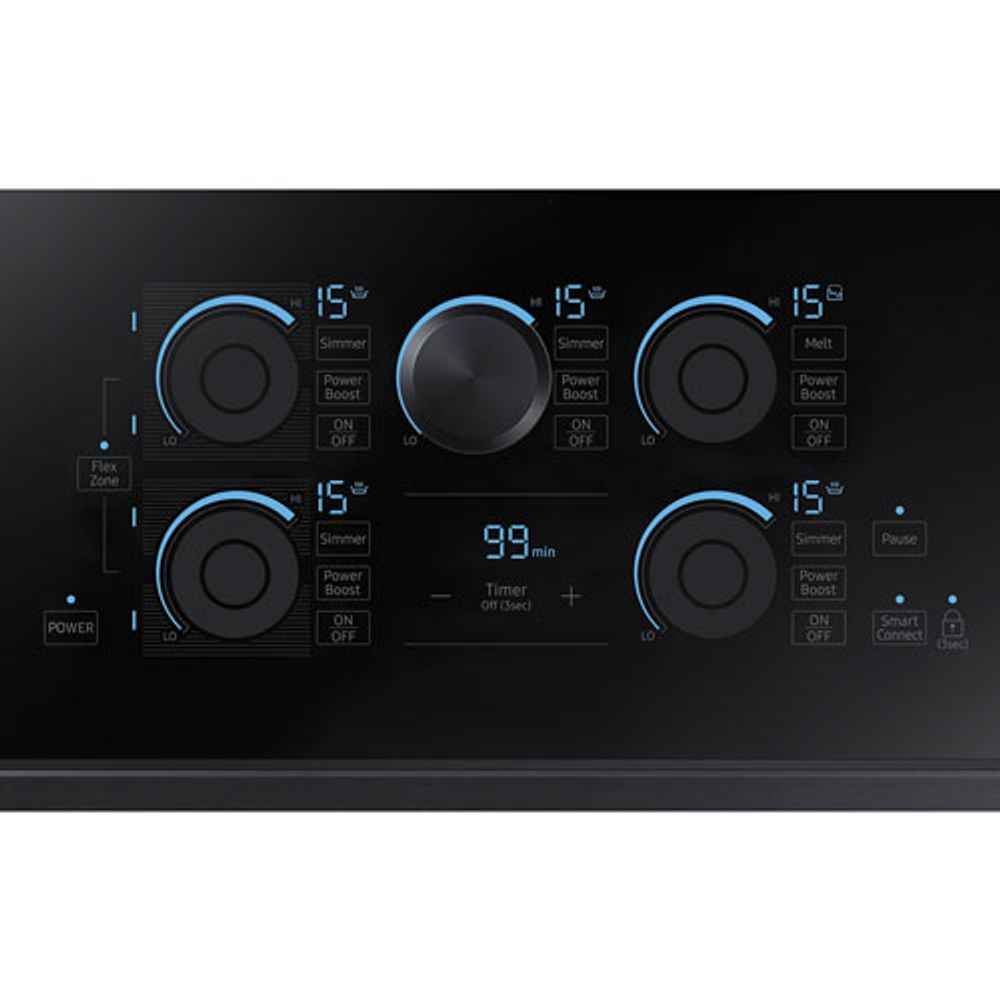 Samsung 36" 4-Element Induction Cooktop (NZ36K7880UG/AA) - Black Stainless Steel