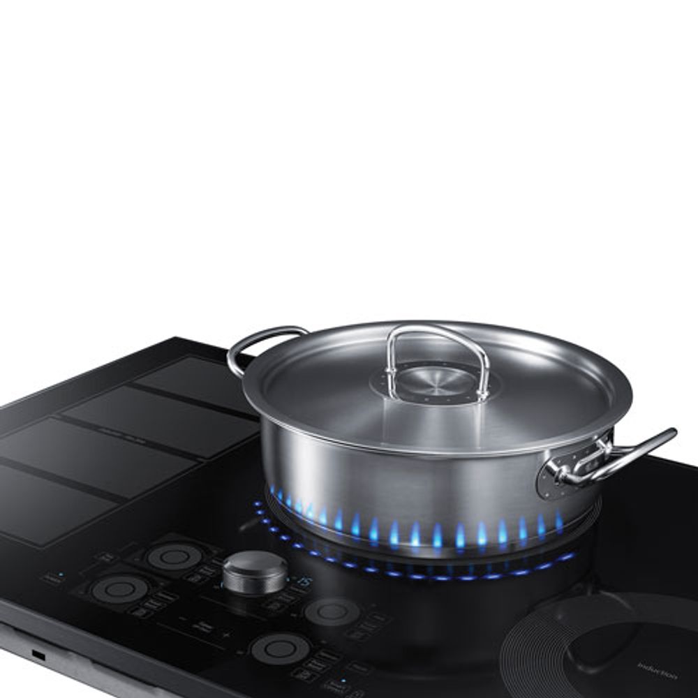 Samsung 36" 4-Element Induction Cooktop (NZ36K7880UG/AA) - Black Stainless Steel