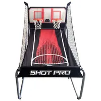 Hathaway Shot Pro Deluxe 81" Electronic Dual Indoor Basketball (BG2246BL)