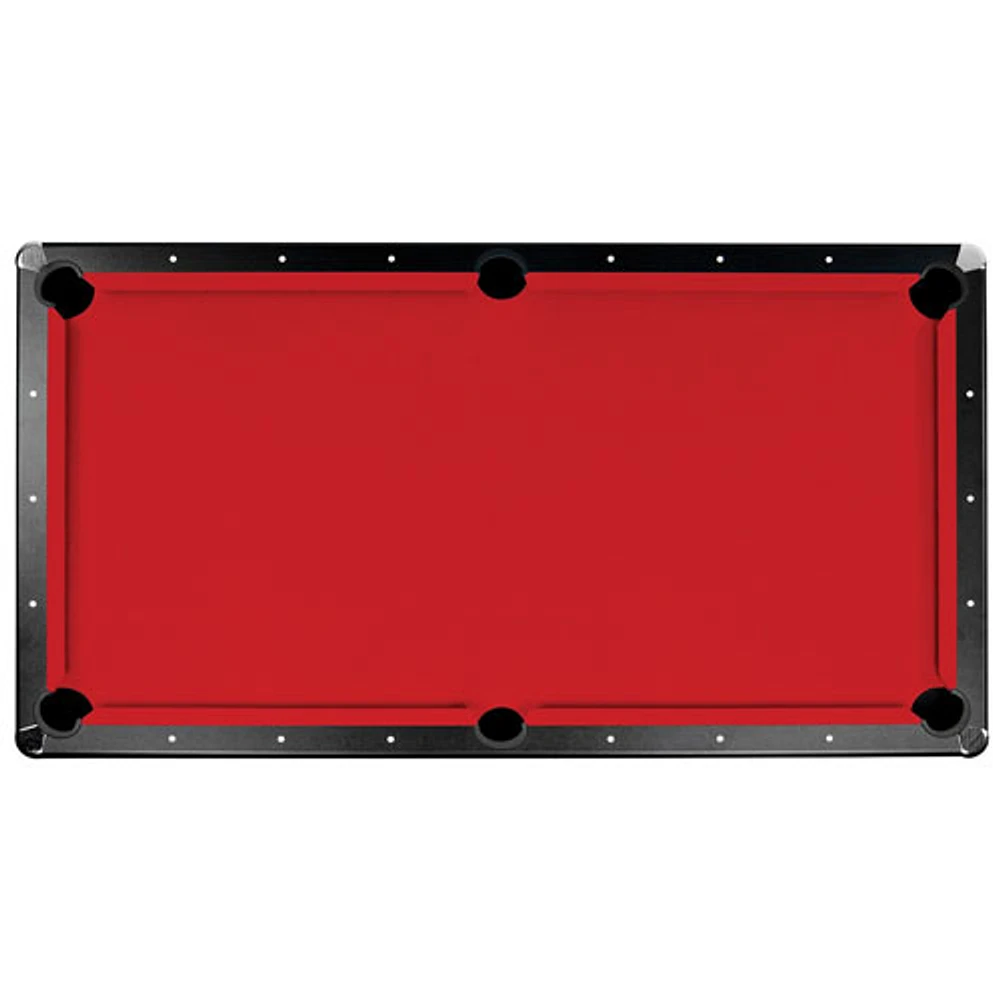 Feutre de 90 x 48 po Saturn II de Hathaway pour table de billard (BG253RD) - Rouge