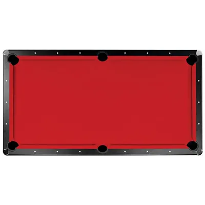 Feutre de 100 x 50 po Saturn II de Hathaway pour table de billard (BG263RD) - Rouge