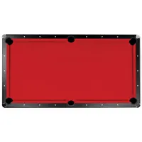 Hathaway Saturn II 100" x 50" Billiard Felt (BG263RD) - Red