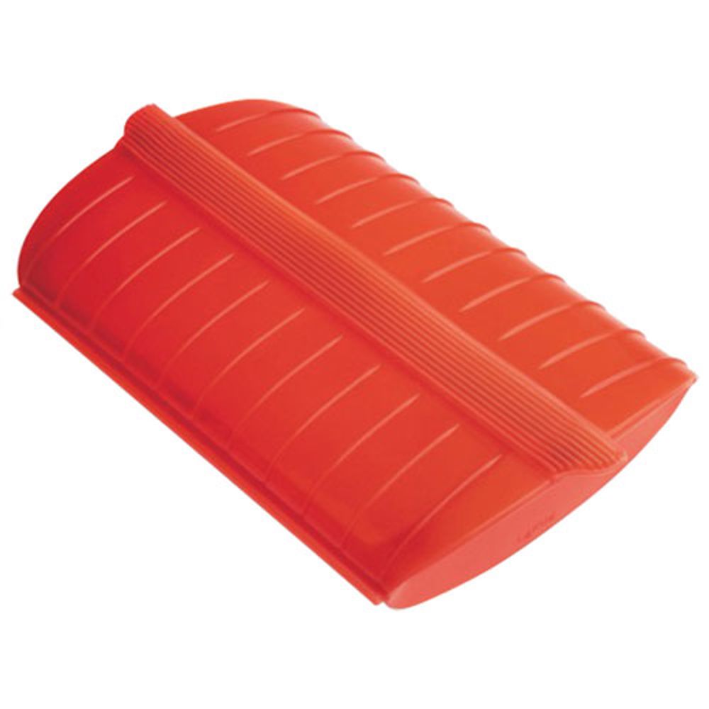 Lékué 650ml Platinum Silicone Steam Case - Red