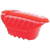 Lékué 1L Platinum Silicone Steam Case - Red