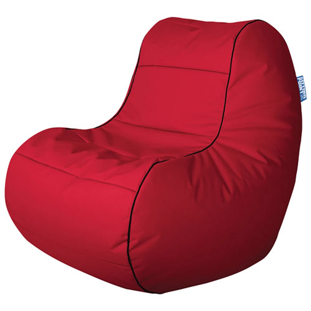 Fauteuil poire contemporain Chillybean Scuba de Sitting Point - Rouge