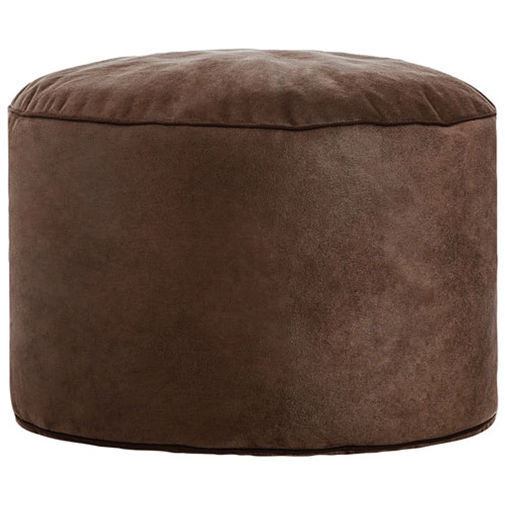 Pouf contemporain Dotcom Cuba de Sitting Point - Brun