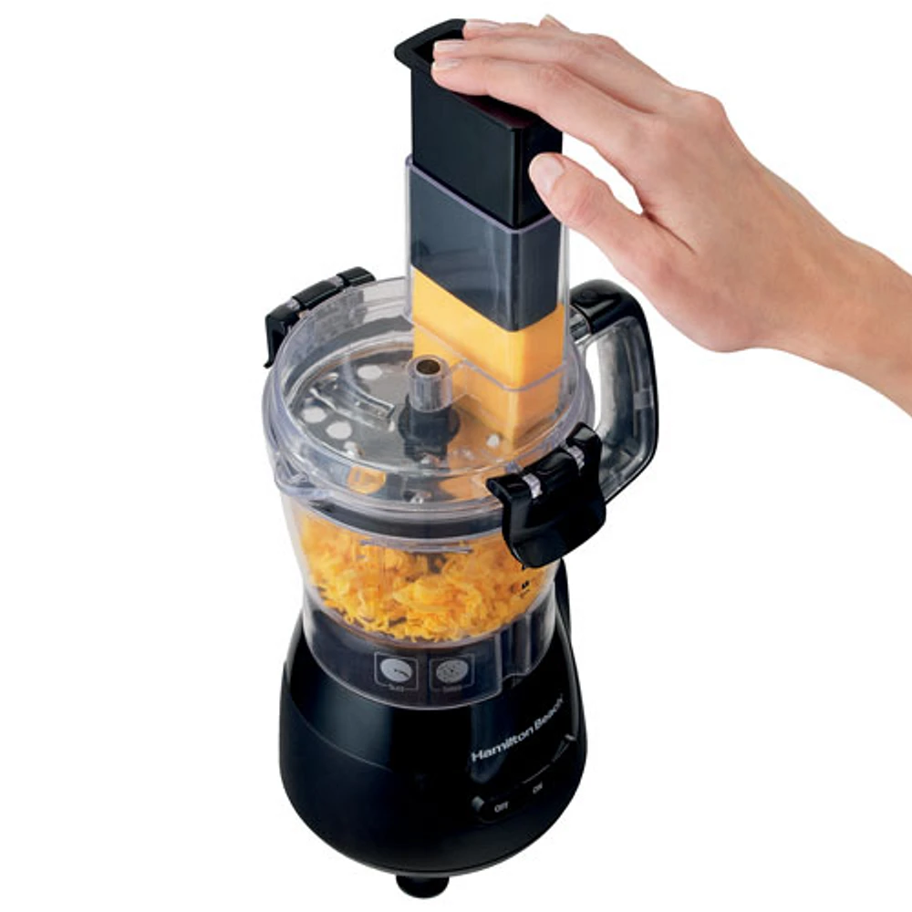 Hamilton Beach Stack & Snap Compact Food Processor - 4-Cup - Black