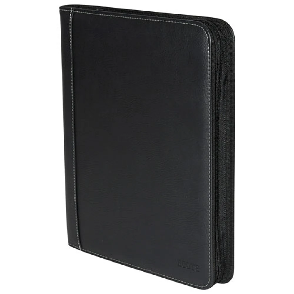 Roots 10" Zip Around Padfolio Case - Black