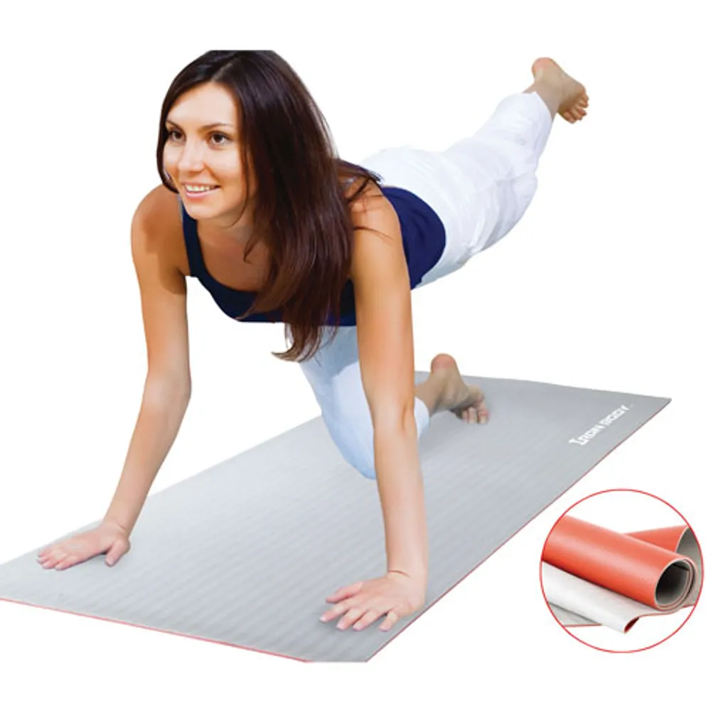 Iron Body Fitness Yoga Mat - 6mm - Orange/Grey
