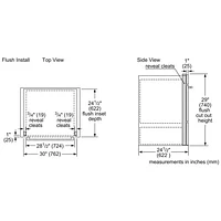 Tiroir chauffe-plats de 29,8 po et 2,2 pi³ de Bosch (HWD5051UC) - Acier inoxydable - Boîte ouverte