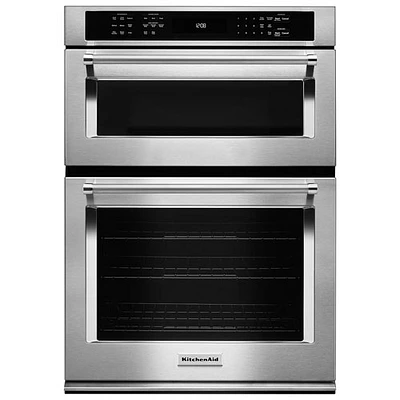 KitchenAid 30" Self-Clean Convection Electric Combination Wall Oven - Open Box - Perfect Condition