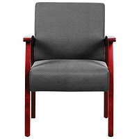 TygerClaw Ergonomic Mid-Back Fabric Guest Chair - Grey