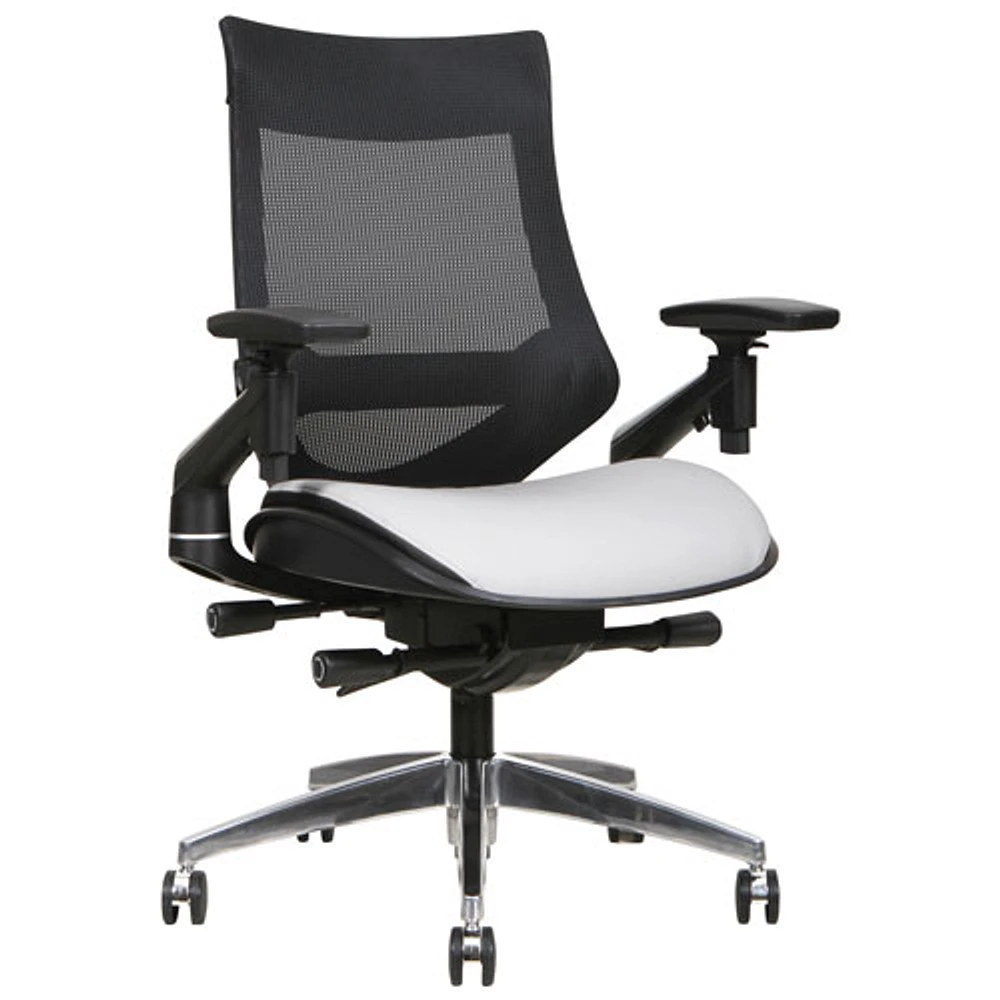 TygerClaw Ergonomic Mid-Back Task Chair - Black