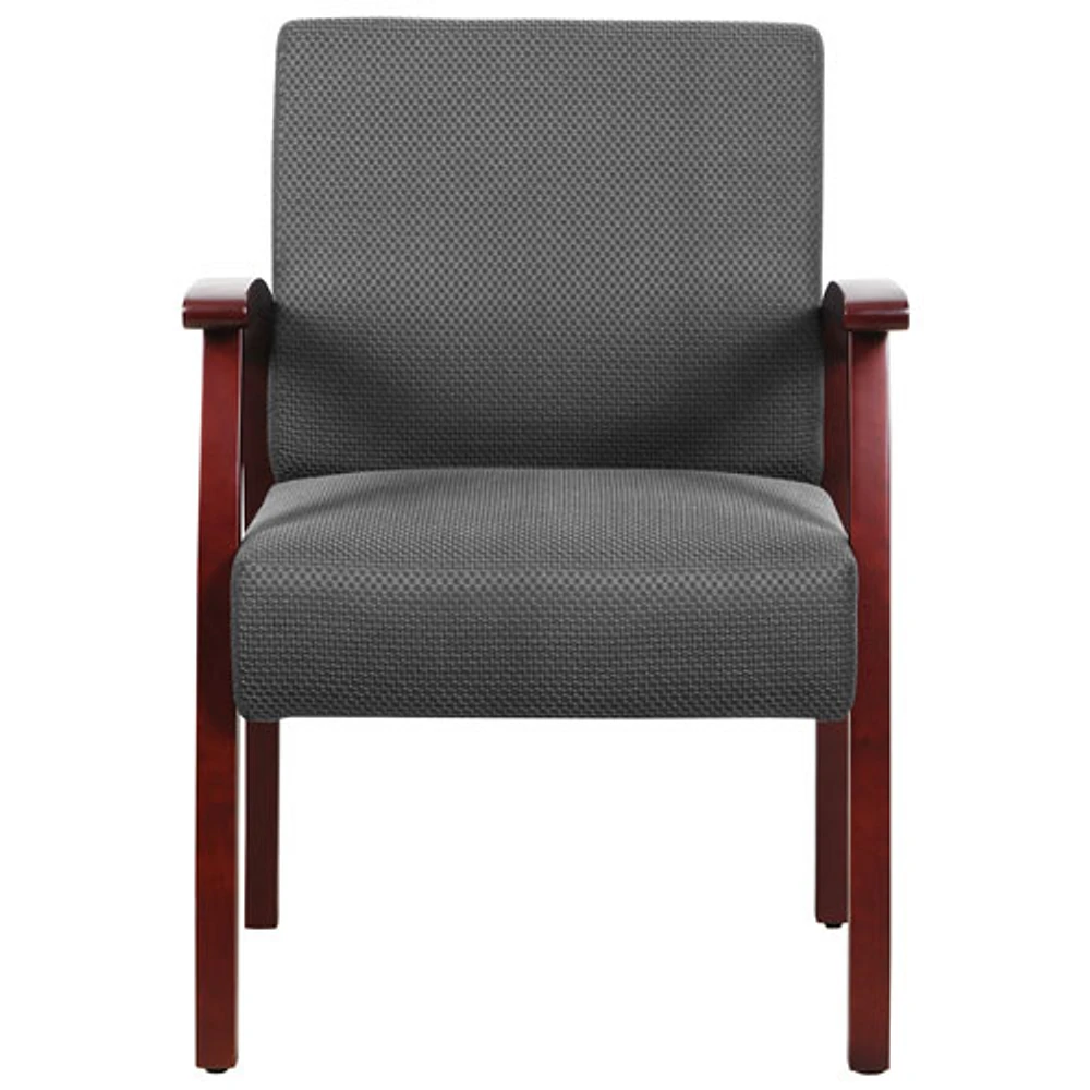 TygerClaw Ergonomic Mid-Back Fabric Task Chair - Grey