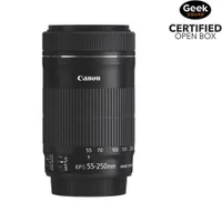 Objectif EF-S 55-250mm f/4-5,6 IS STM de Canon - Boîte ouverte