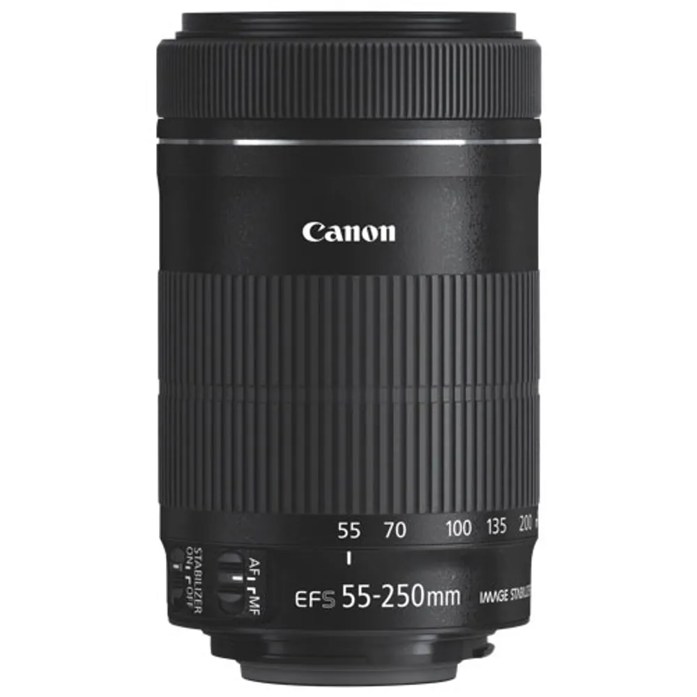 Objectif EF-S 55-250mm f/4-5,6 IS STM de Canon - Boîte ouverte