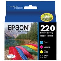 EPSON DURABrite Ultra T220 Colour Ink 4 Pack (T220120-BCS)