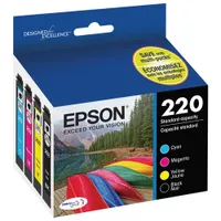 EPSON DURABrite Ultra T220 Colour Ink 4 Pack (T220120-BCS)