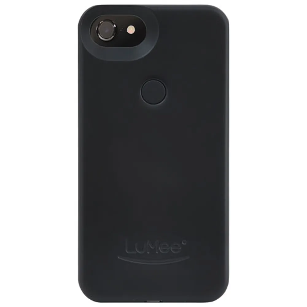 LuMee Two iPhone 8 Plus/7 Plus/6S Plus/6 Plus Fitted Hard Shell Case with LED - Black