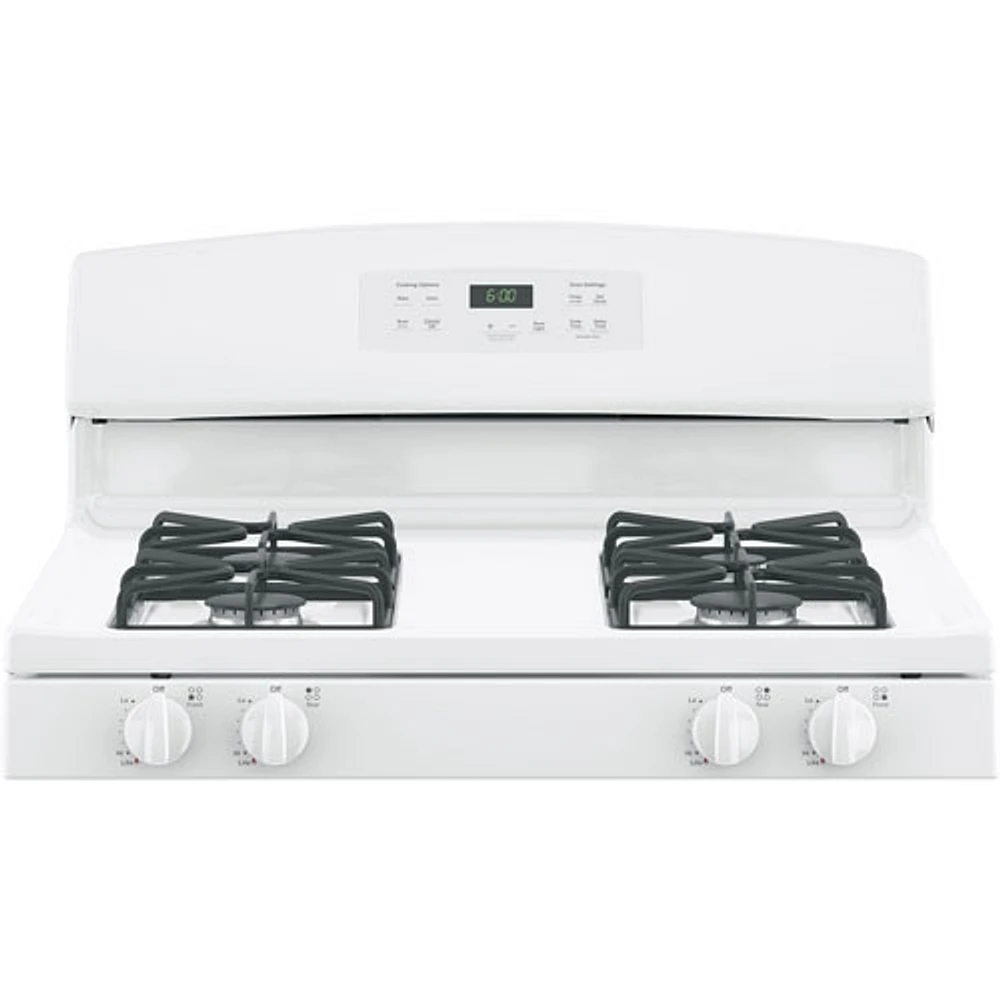 GE 30" 5.0 Cu. Ft. Freestanding Gas Range (JCGBS60DEKWW) - White