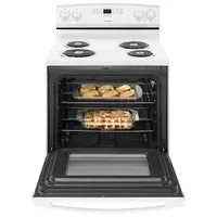 Amana 30" 4.8 Cu. Ft. Freestanding Electric Coil Top Range (YACR4303MFW) - White