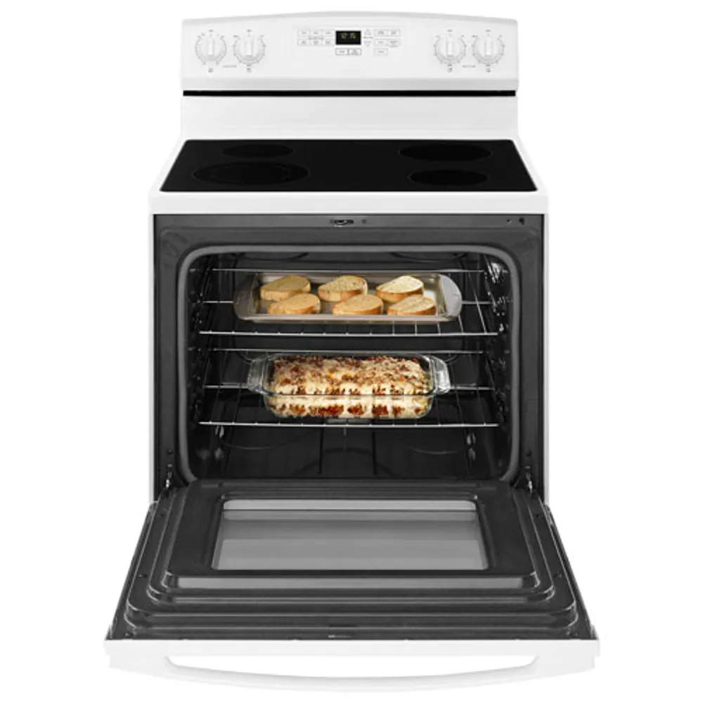 Amana 30" 4.8 Cu. Ft. Self-Clean Freestanding Electric Range (YAER6603SFW) - White