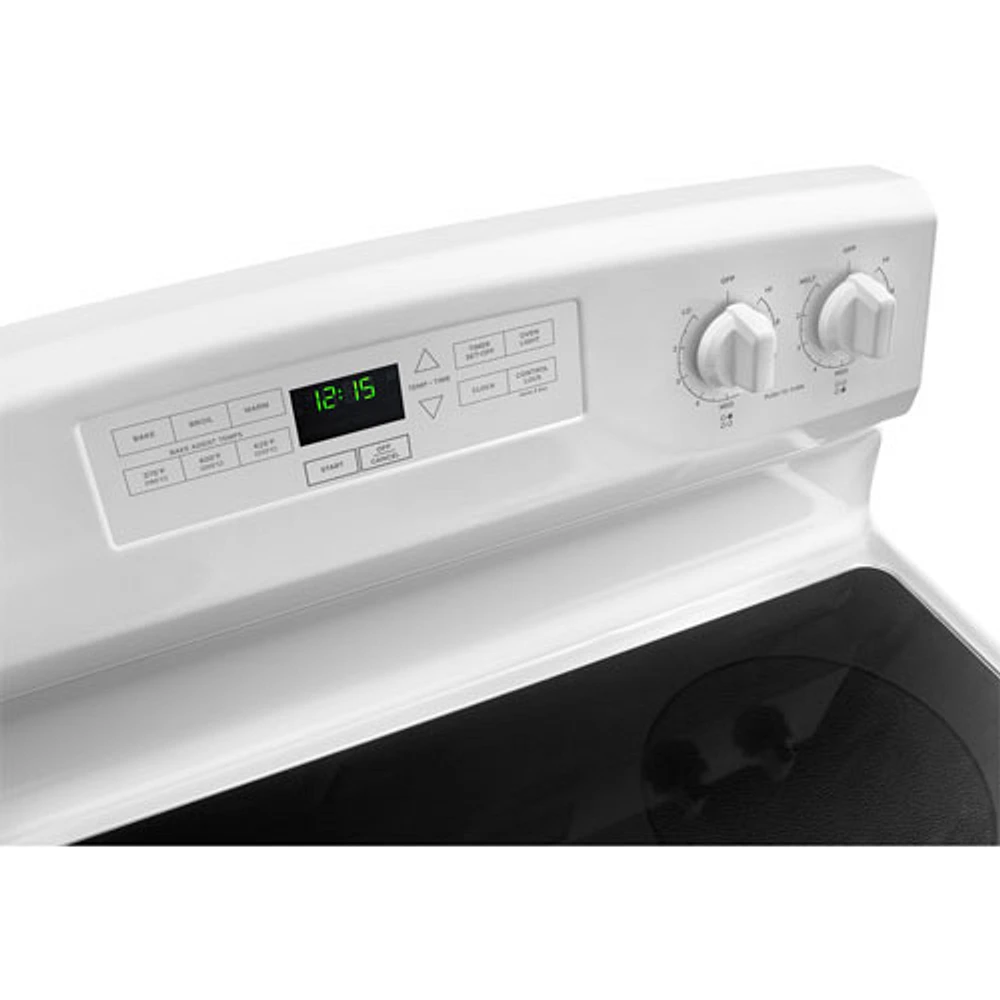 Amana 30" 4.8 Cu. Ft. Freestanding Electric Range (YAER6303MFW) - White