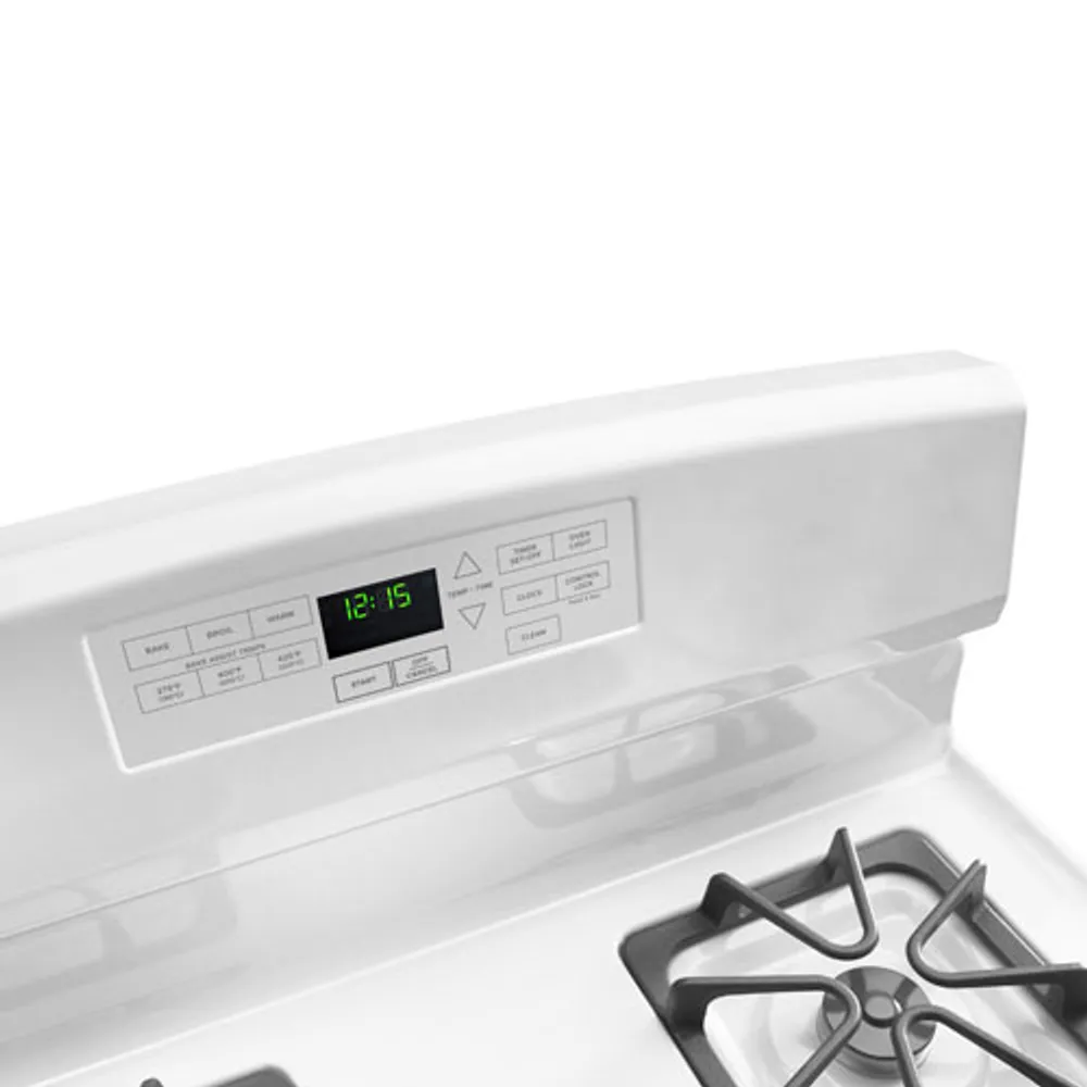 Amana 30" 5.0 Cu. Ft. Self-Clean Freestanding Gas Range (AGR6603SFW) - White