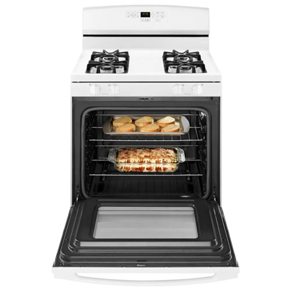 Amana 30" 5.0 Cu. Ft. Self-Clean Freestanding Gas Range (AGR6603SFW) - White