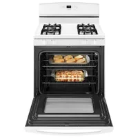 Amana 30" 5.0 Cu. Ft. Self-Clean Freestanding Gas Range (AGR6603SFW) - White