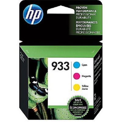 HP 933 CMY Colour Ink 3-Pack (N9H56FN#140)