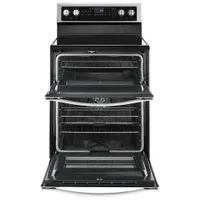 Whirlpool 30" 6.7 Cu. Ft. Double Oven 5-Element Freestanding Electric Range (YWGE745C0FS) - Stainless