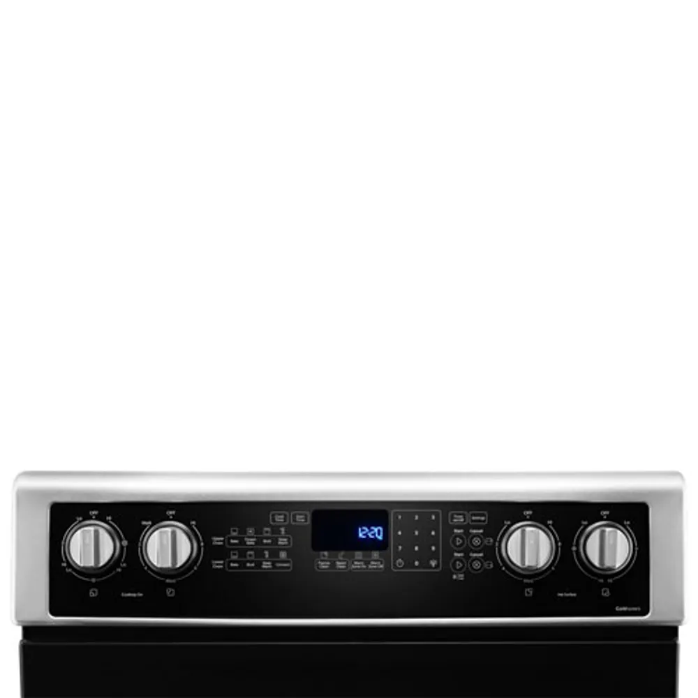 Whirlpool 30" 6.7 Cu. Ft. Double Oven 5-Element Freestanding Electric Range (YWGE745C0FS) - Stainless