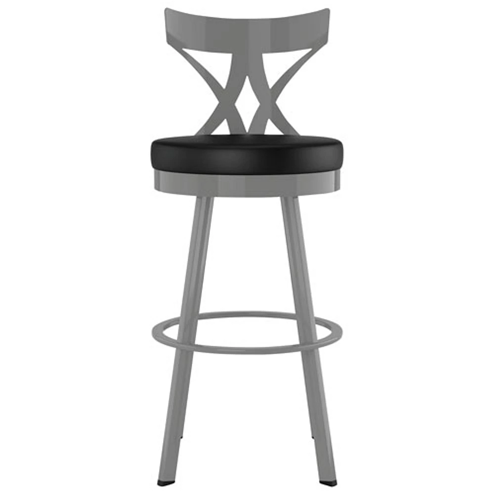 Washington Contemporary Counter Height Barstool - Magnetite/Ink