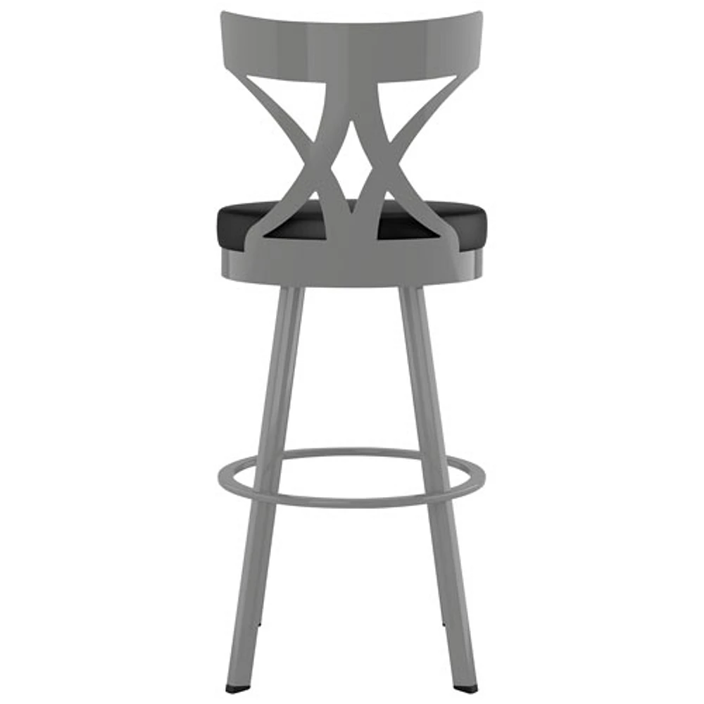 Washington Contemporary Counter Height Barstool - Magnetite/Ink