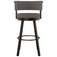 Rosco Contemporary Bar Height Barstool - Cobrizo/Slate